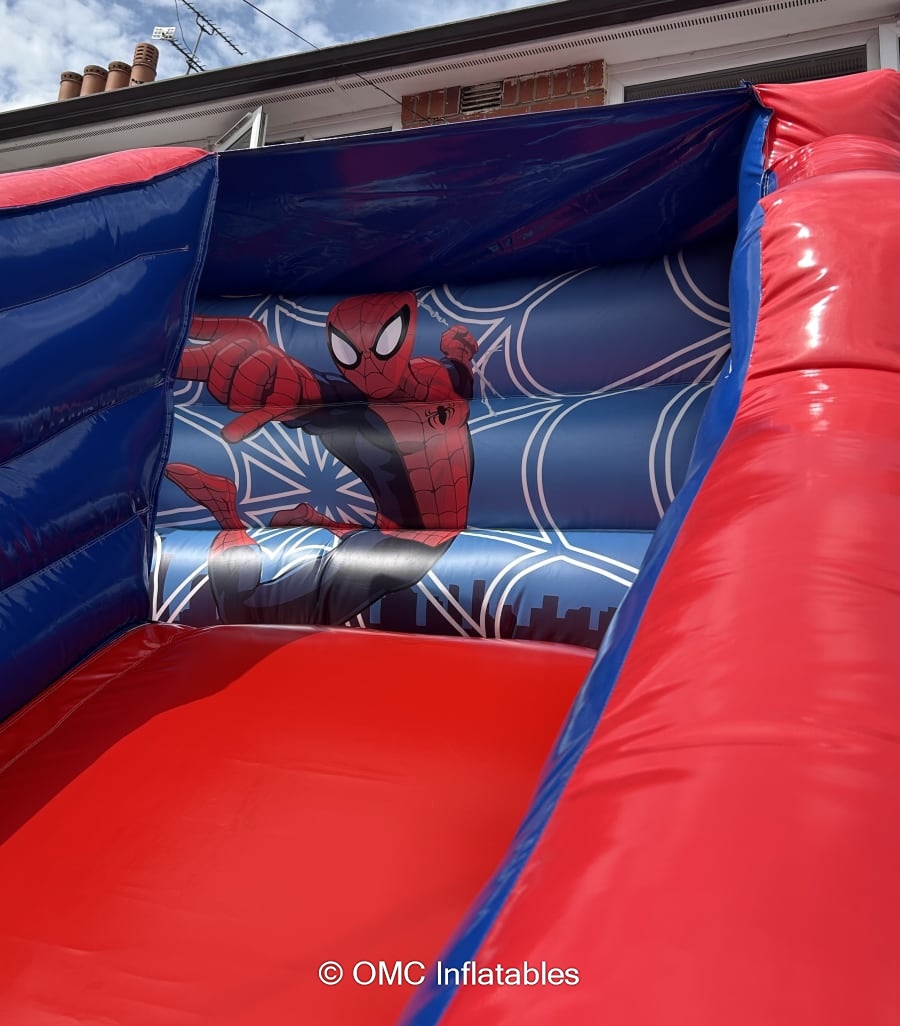 Spider Man I Slide - Bouncy Castle Hire in Manchester Stockport ...